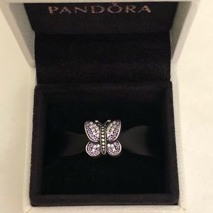 Pandora Sparkling Butterfly Charm